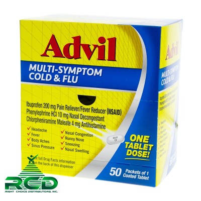 ADVIL COLD & FLU 50ct LOOSE